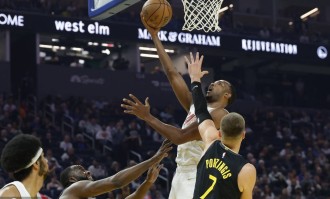 哈登19分米切尔25分 波杰25分骑士胜勇士