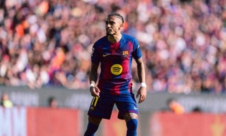 巴萨西甲欧冠双线争冠大麻烦 拉菲尼亚伤缺5周 无缘3战马竞